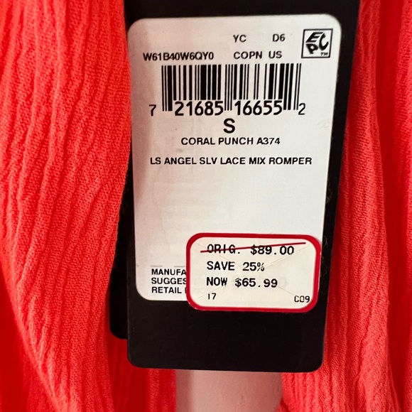 Guess coral romper - Picture 4 of 9